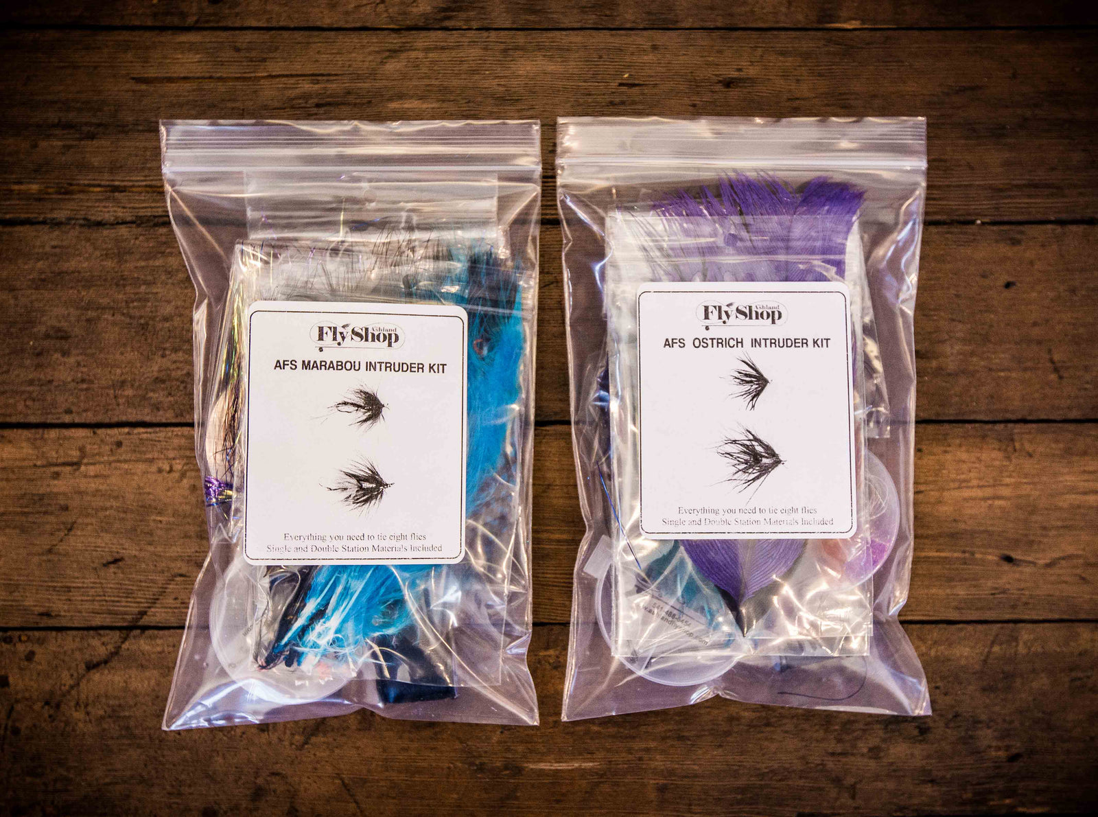 AFS Marabou & Ostrich Intruder Tying Kits