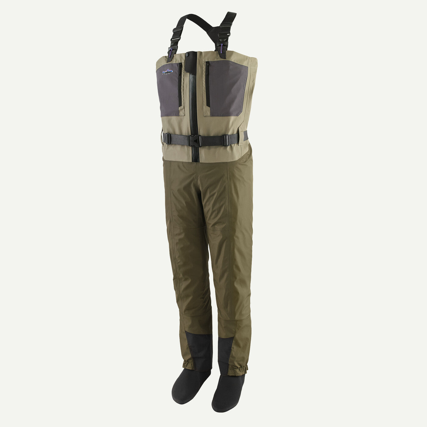 ルアー・フライ Patagonia Reinvest Patagonia Swiftcurrent Traverse Zip-Front Waders - Telluride Angler