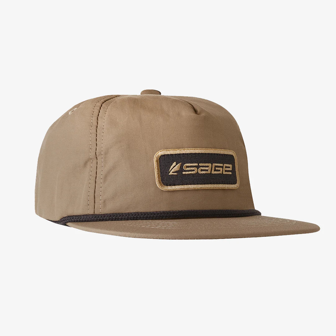 Sage Nylon Guide Hat - Light Brown