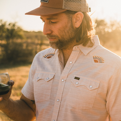 Howler Bros Crosscut Deluxe Short Sleeve - Rising Suns