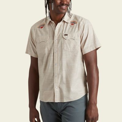 Howler Bros Crosscut Deluxe Short Sleeve - Rising Suns