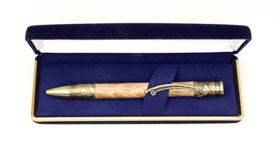 AFS Custom Fish Engraved Wood Pen
