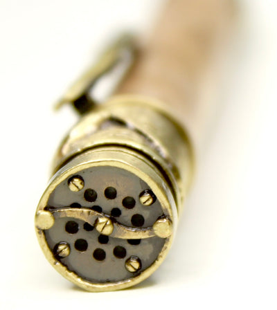 AFS Custom Fish Engraved Wood Pen