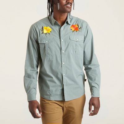 Gaucho Hibiscus Snapshirt