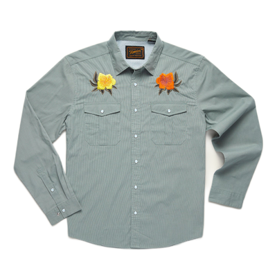 Gaucho Hibiscus Snapshirt