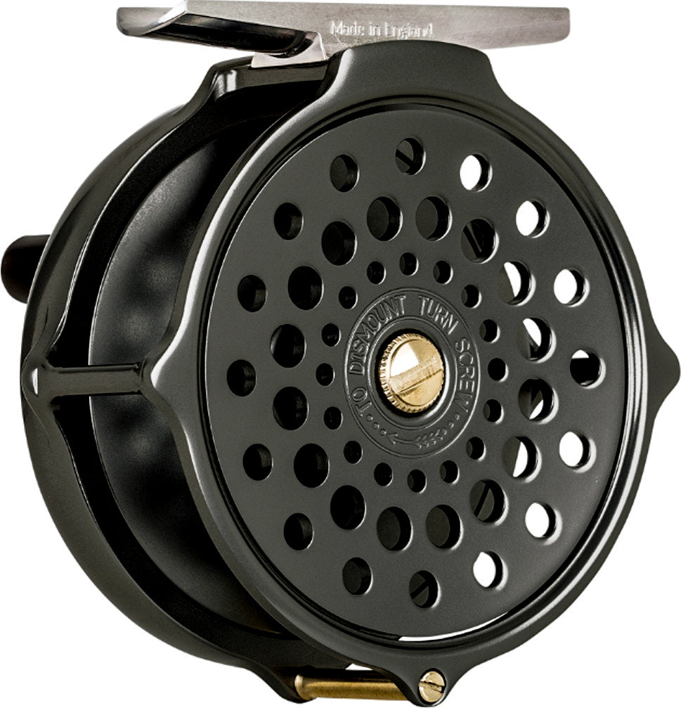 black eagle fly reel Custom Abel Rove (Builder) Constructed of very high quality die AC Black-Gold Fly Reel -
