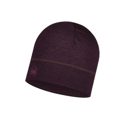 Buff Merino Lightweight Beanie - Solid Deep Purple