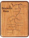 Engraved River Map Fly Boxes - McCloud