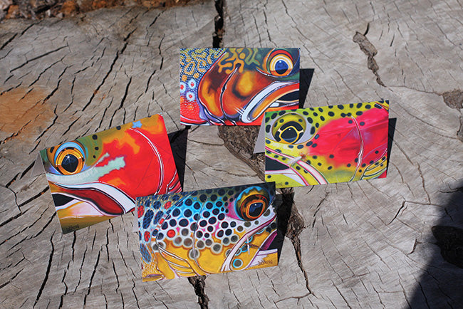 DeYoung Fish Face Notecards