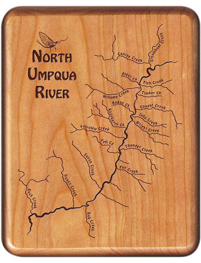 StoneFly Wooden Fly Boxes North Upmqua River