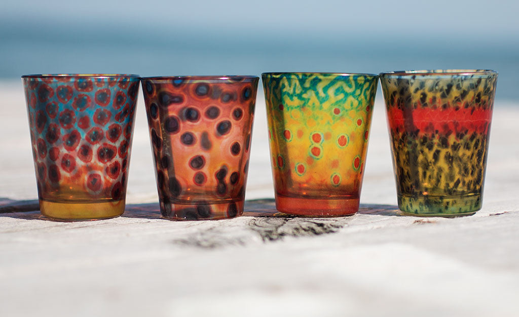 DeYoung Fish Flank Shot Glasses